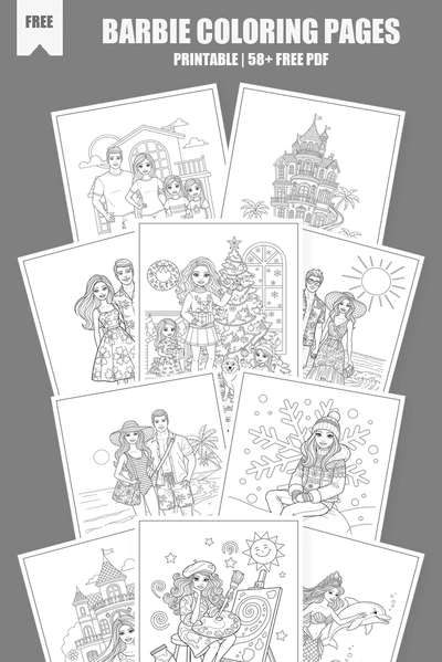 Coloring Pages PDF Pack Cover