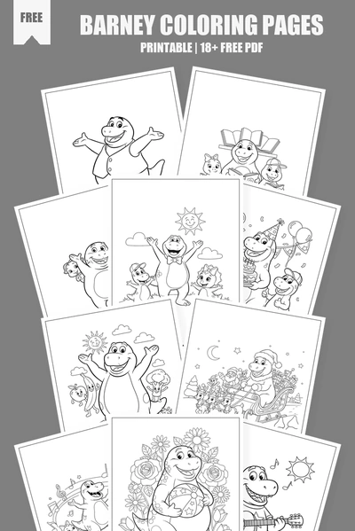 Coloring Pages PDF Pack Cover