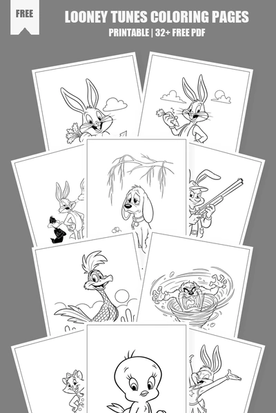 Coloring Pages PDF Pack Cover