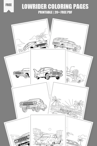 Coloring Pages PDF Pack Cover