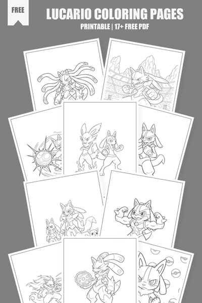 Coloring Pages PDF Pack Cover