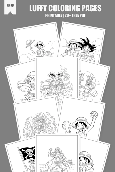 Coloring Pages PDF Pack Cover