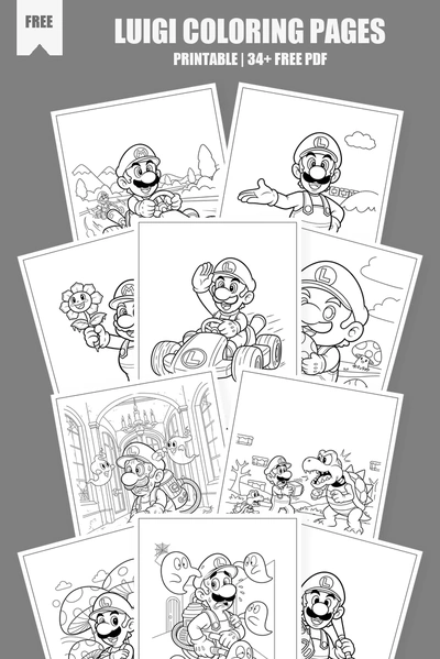Coloring Pages PDF Pack Cover