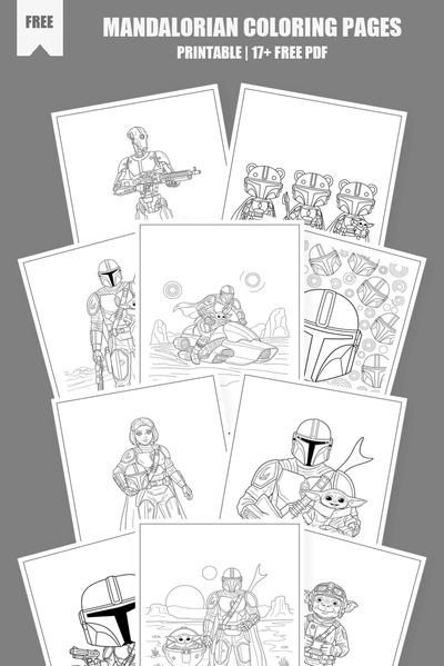 Coloring Pages PDF Pack Cover
