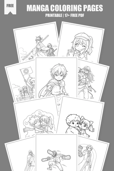 Coloring Pages PDF Pack Cover