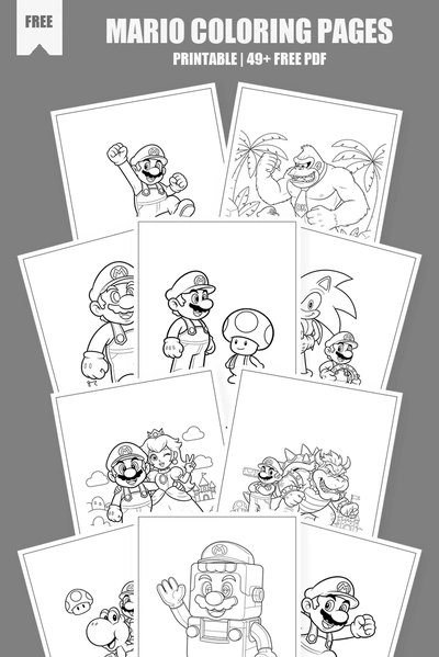 Coloring Pages PDF Pack Cover
