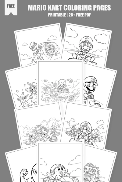 Coloring Pages PDF Pack Cover