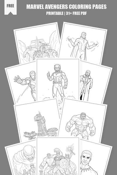 Coloring Pages PDF Pack Cover