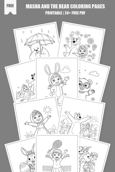 Coloring Pages PDF Pack Cover