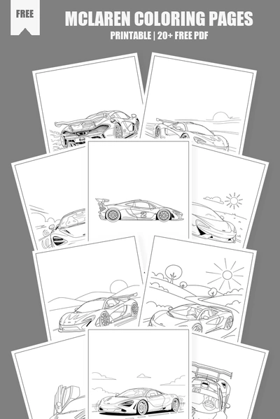 Coloring Pages PDF Pack Cover