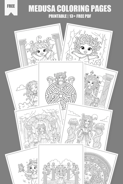 Coloring Pages PDF Pack Cover