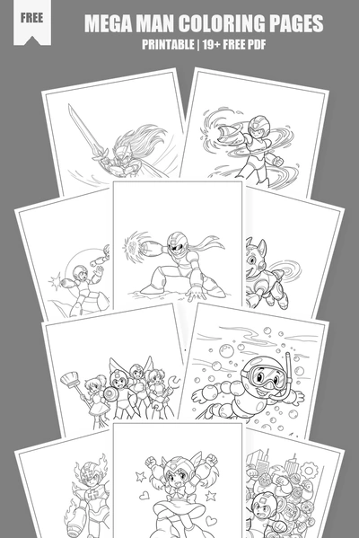 Coloring Pages PDF Pack Cover