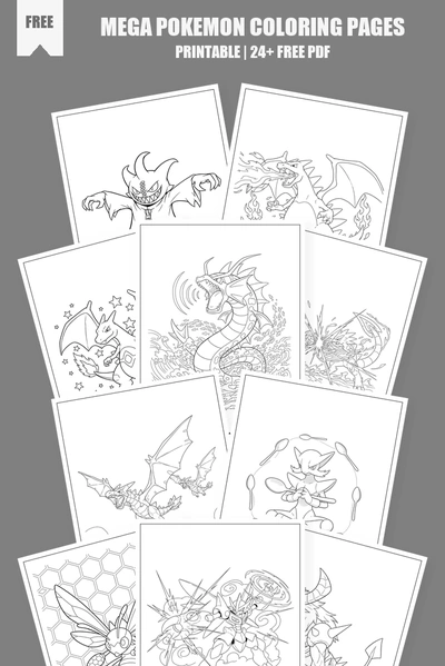 Coloring Pages PDF Pack Cover