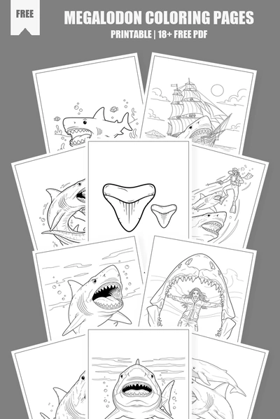 Coloring Pages PDF Pack Cover