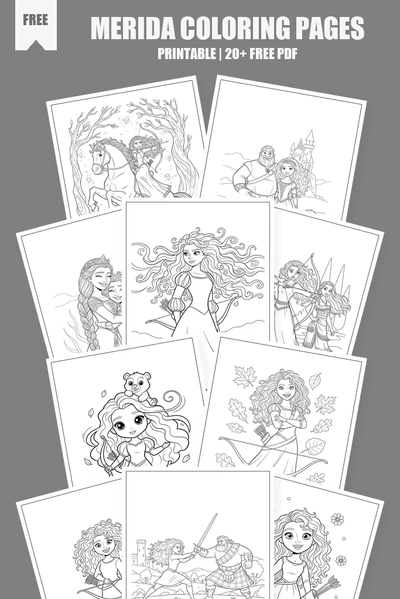 Coloring Pages PDF Pack Cover