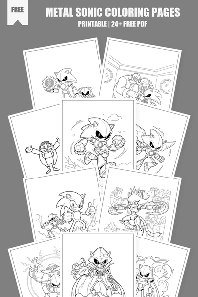 Coloring Pages PDF Pack Cover