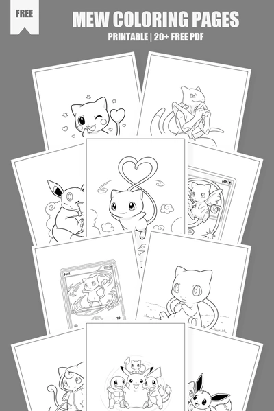 Coloring Pages PDF Pack Cover