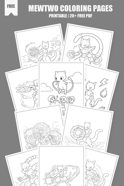 Coloring Pages PDF Pack Cover