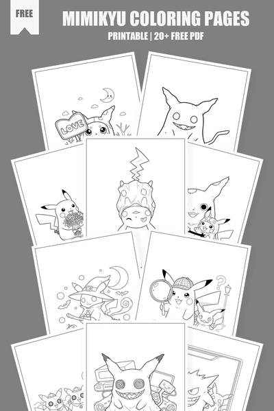 Coloring Pages PDF Pack Cover