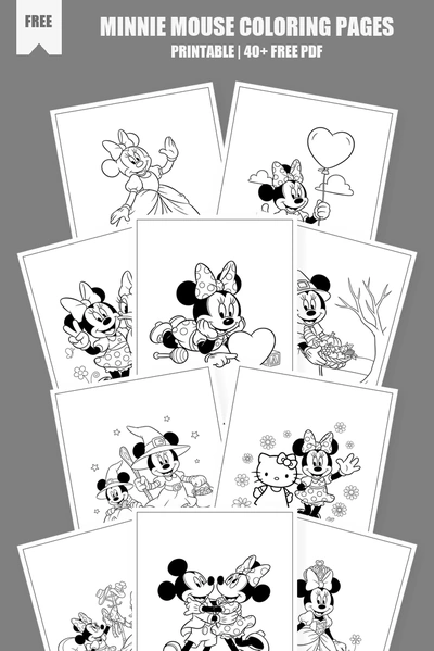 Coloring Pages PDF Pack Cover