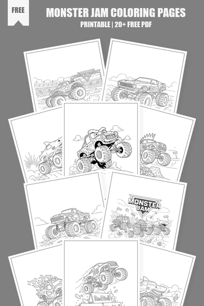 Coloring Pages PDF Pack Cover