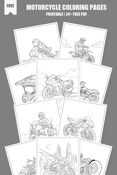 Coloring Pages PDF Pack Cover