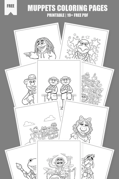 Coloring Pages PDF Pack Cover