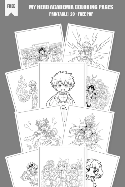 Coloring Pages PDF Pack Cover