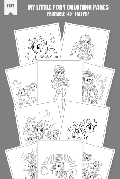 Coloring Pages PDF Pack Cover