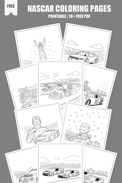 Coloring Pages PDF Pack Cover