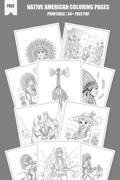 Coloring Pages PDF Pack Cover