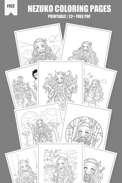 Coloring Pages PDF Pack Cover