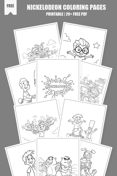 Coloring Pages PDF Pack Cover