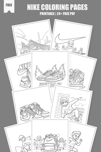 Coloring Pages PDF Pack Cover