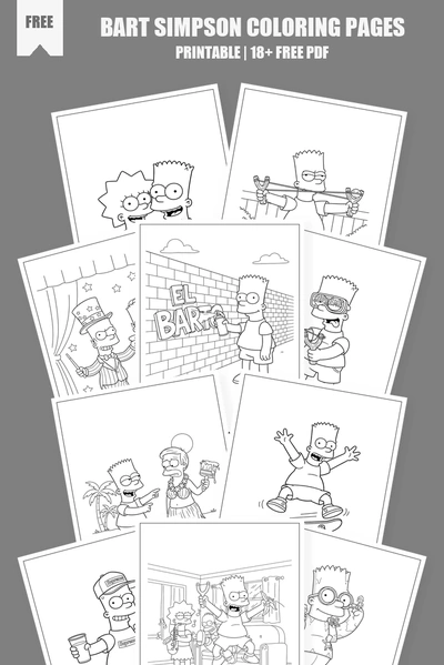 Coloring Pages PDF Pack Cover