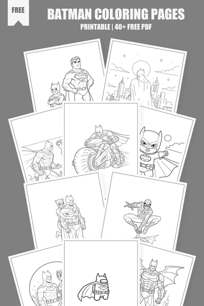 Coloring Pages PDF Pack Cover
