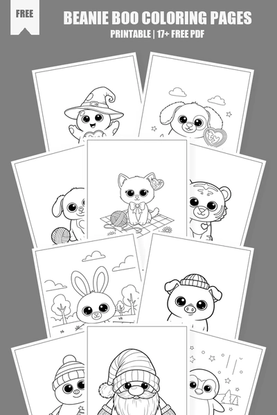 Coloring Pages PDF Pack Cover
