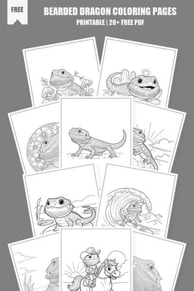 Coloring Pages PDF Pack Cover