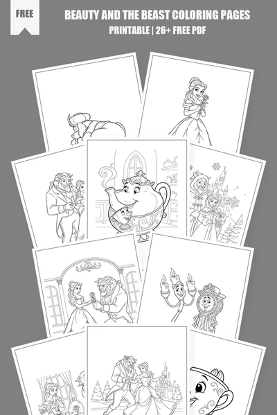 Coloring Pages PDF Pack Cover