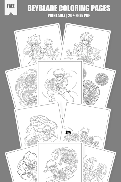 Coloring Pages PDF Pack Cover