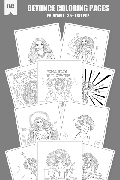 Coloring Pages PDF Pack Cover