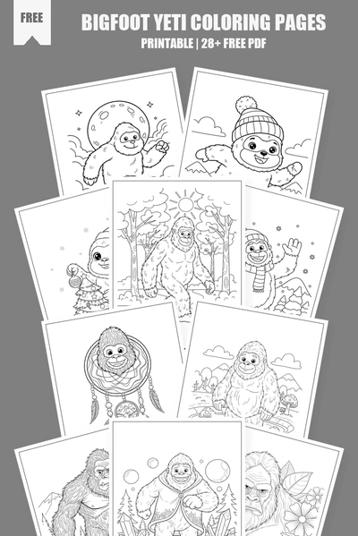 Coloring Pages PDF Pack Cover