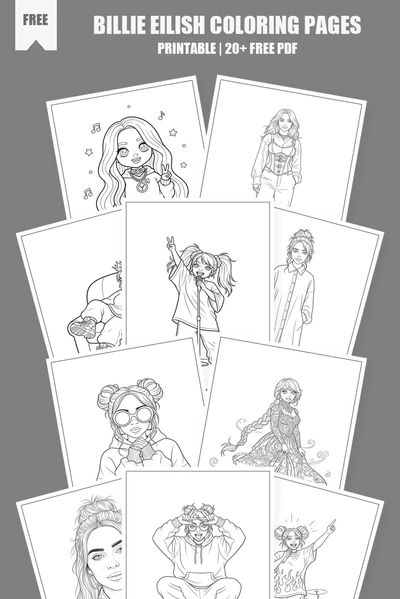 Coloring Pages PDF Pack Cover