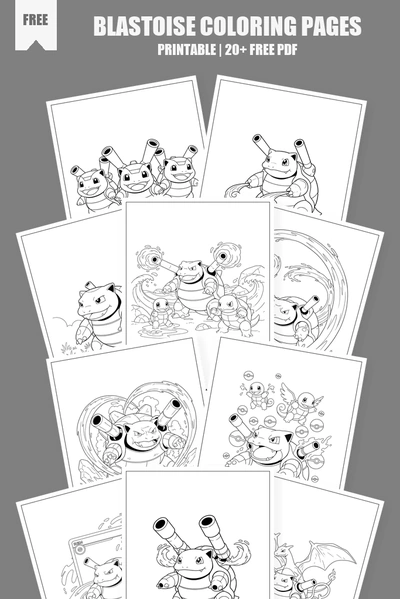 Coloring Pages PDF Pack Cover