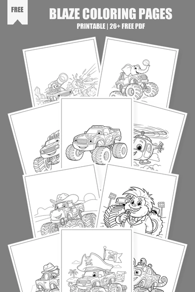 Coloring Pages PDF Pack Cover
