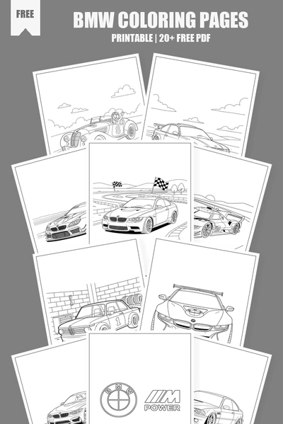 Coloring Pages PDF Pack Cover