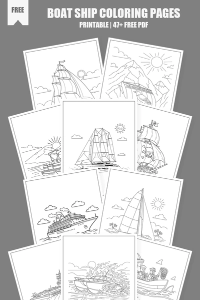 Coloring Pages PDF Pack Cover