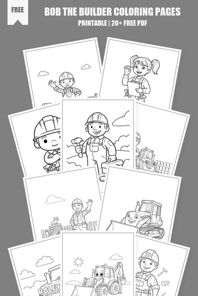 Coloring Pages PDF Pack Cover