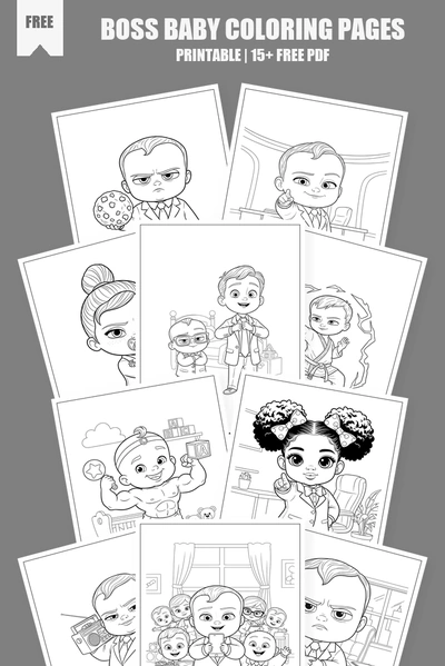 Coloring Pages PDF Pack Cover