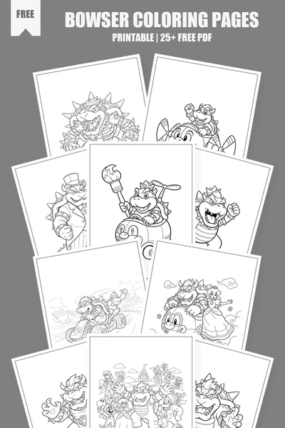 Coloring Pages PDF Pack Cover